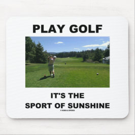 LekGolf är det sporten av solskenet (golfbanan) Musmatta