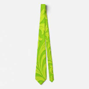 Lekgrön slev mönster slips