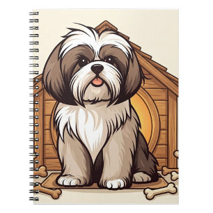 Lekhus för Shih Tzu  Anteckningsbok