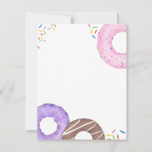 Lekker Donut-kort Anteckningskort