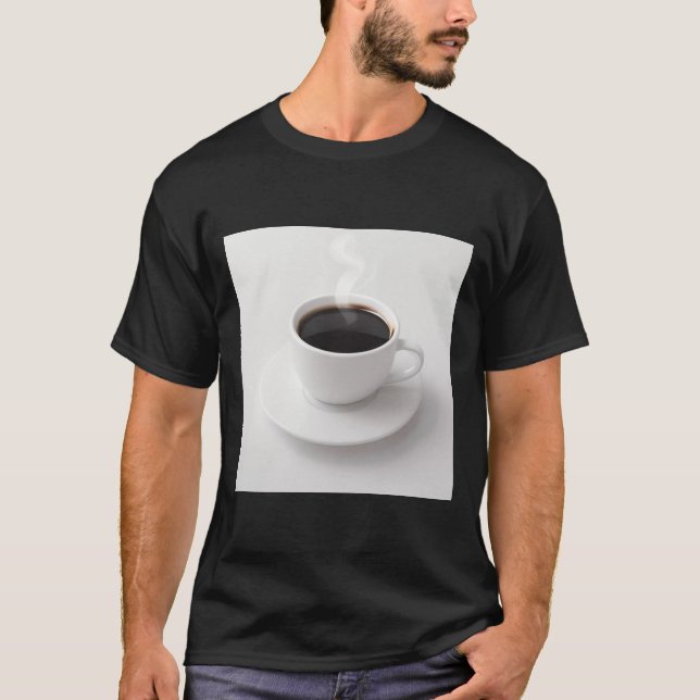 Lekker kopp amerikansk bryggkaffe t shirt (Framsida)