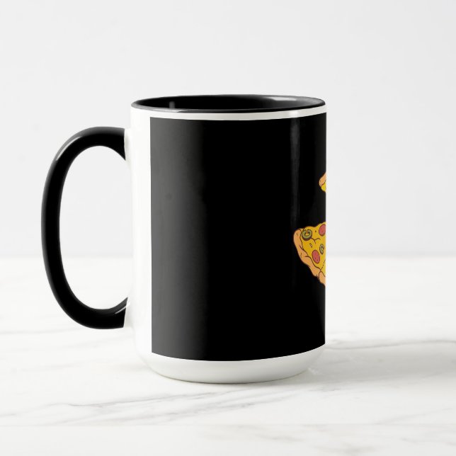 Lekkerbitar Pizza Serieteckning Mugg (Vänster)
