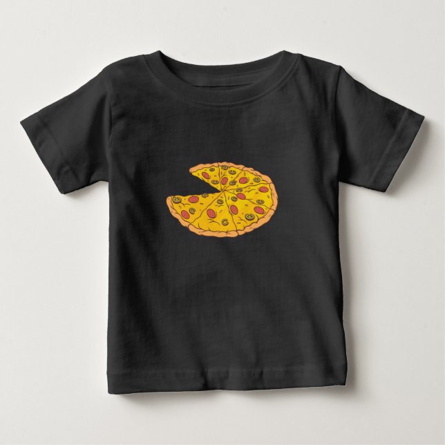 Lekkerbitar Pizza Serieteckning T Shirt (Framsida)