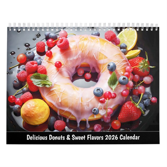 Lekkere Donuts & Söta Smaker 2026 Kalender (Omslag)