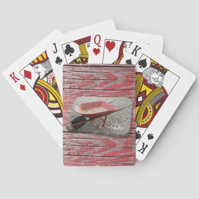 Lekkortsdäck Trillvagn Casinokort (Baksidan)