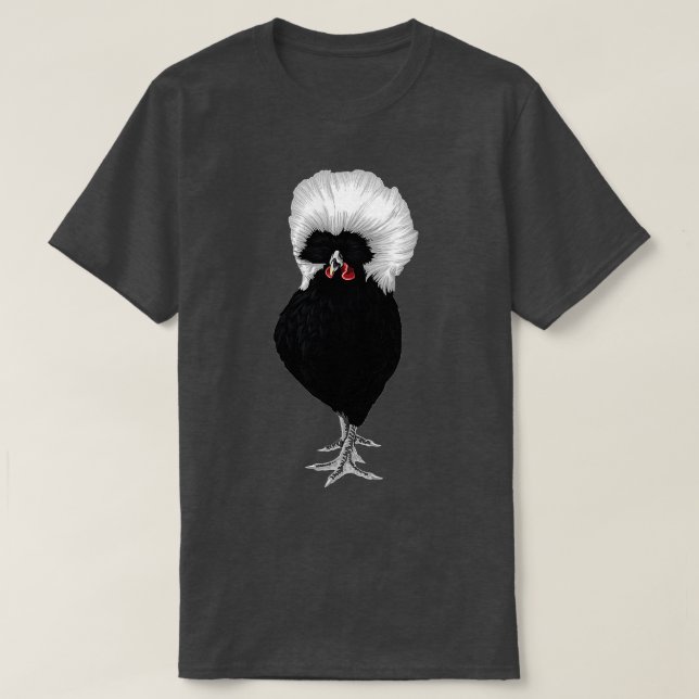 Lekkyckling Cute Polska Chicken till lantbruk T Shirt (Design framsida)
