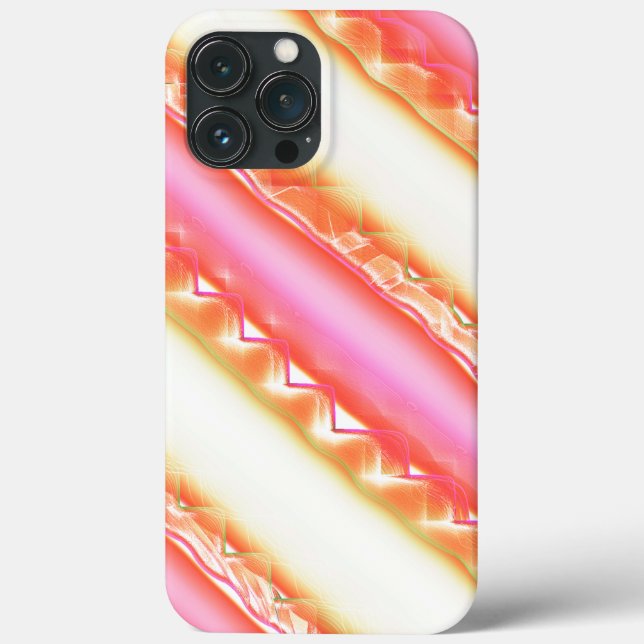 Lekliknande på bred rand i silke rosa till beige (Baksida)