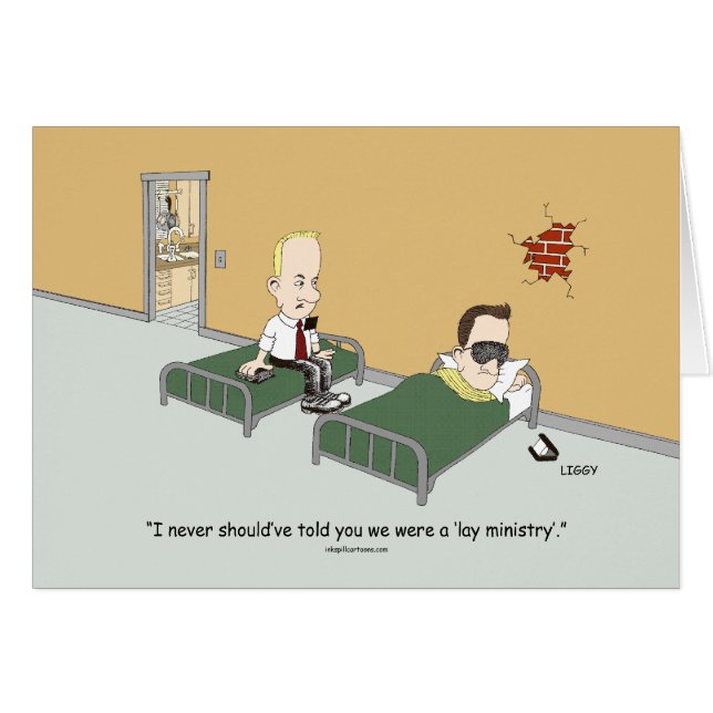 Lekmanna- missionkort hälsningskort (Framsidan Horizontal)