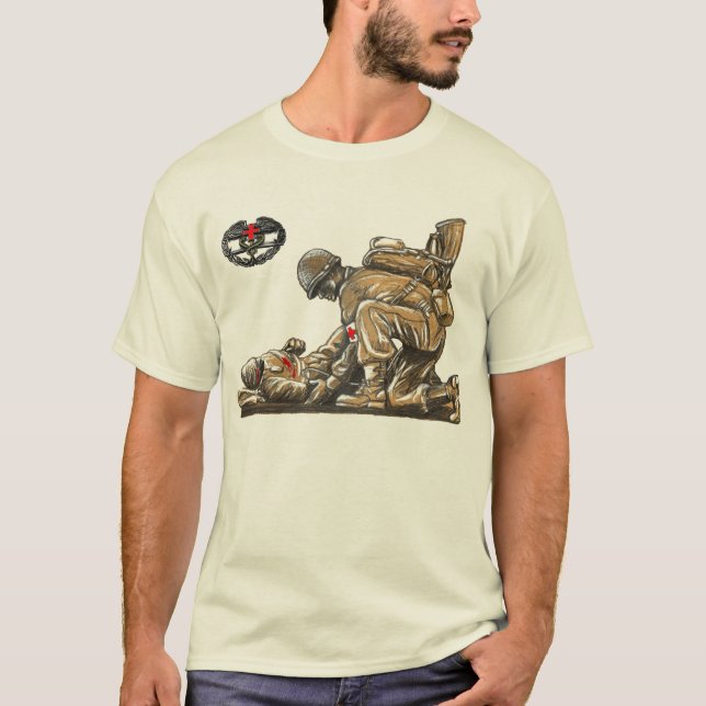 Lekmanna- stridläkare - besegra liv tee (Framsida)