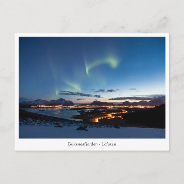 Leknes Norge Vykort (Framsida)