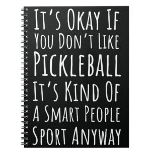 Leknologi Pickleball Älskare ger Humor-underhållen Anteckningsbok