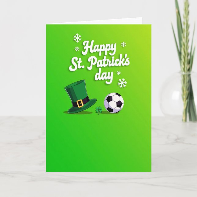 Lekort för St. Patricks dag Kort (Framsida)