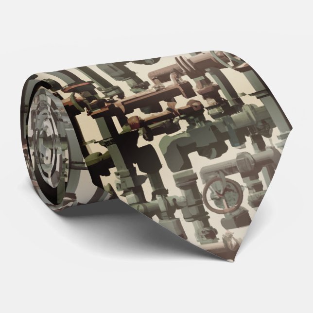 Lekpipipipor mönster nacke slips (Rullad)