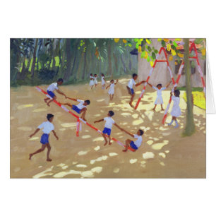 Lekplats Sri Lanka 1998 Hälsningskort