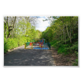 Lekplats vid Allan Park, Sowerby Bridge Fototryck