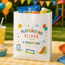 Lekplatsäventyr 6-års födelsedagsfest på park
