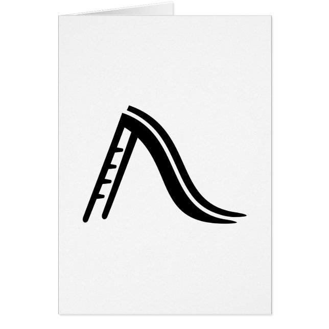 Lekplatsglidbana Hälsningskort (Framsidan)