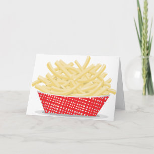 Lekra franska pommes frites Retro snabbmat Kort