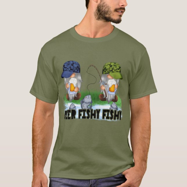 Lekromer för ölfiske manar t shirt (Framsida)