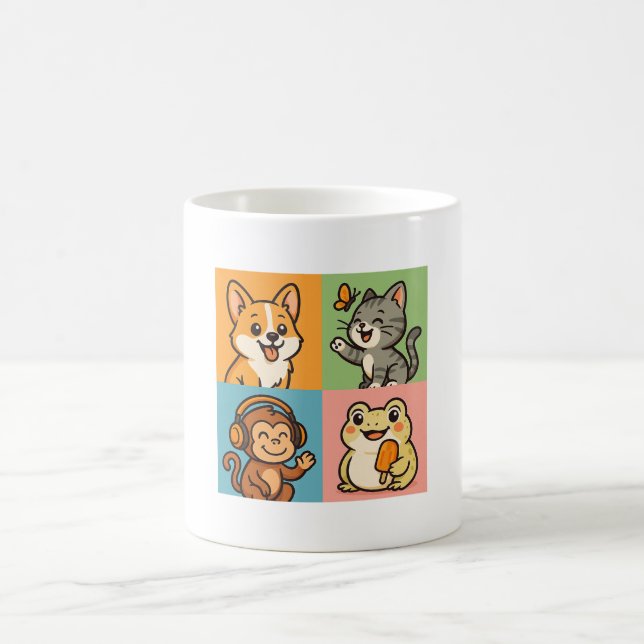 Leksa lustiga djur kaffemugg (Center)