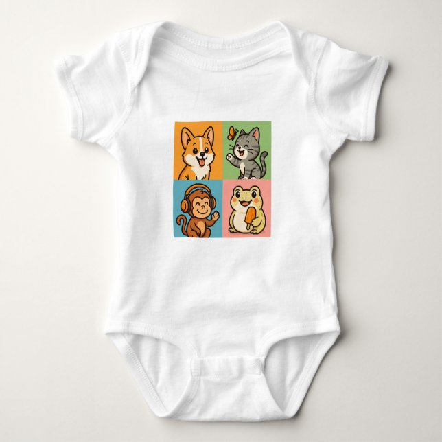 Leksa lustiga djur t shirt (Framsida)