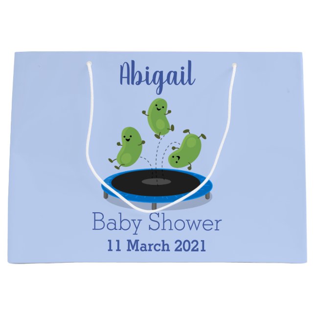 Leksa roliga grönt bönor på tecknad av spårvagn (Framsidan)