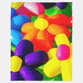 Leksak Ballonblommor Fleecefilt