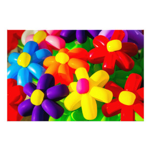 Leksak Ballonblommor Fototryck