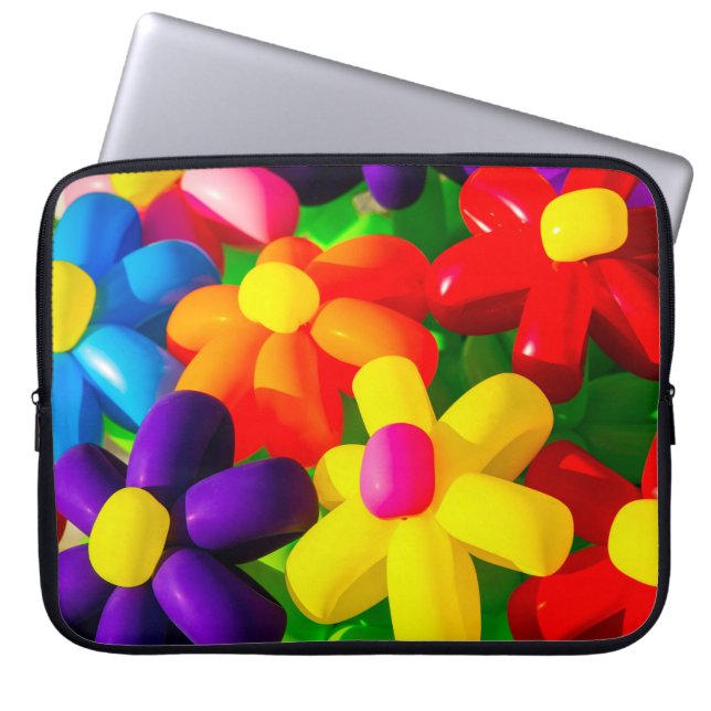 Leksak Ballonblommor Laptop Sleeve (Framsidan)