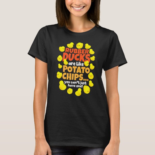 Leksak Bath Anka Duckie Rubber Anka T Shirt (Framsida)
