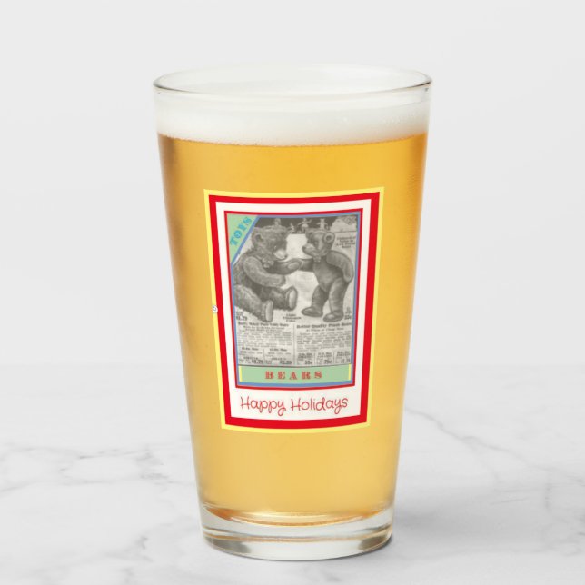 Leksak Bears Glaskopp (Framsida fylld)