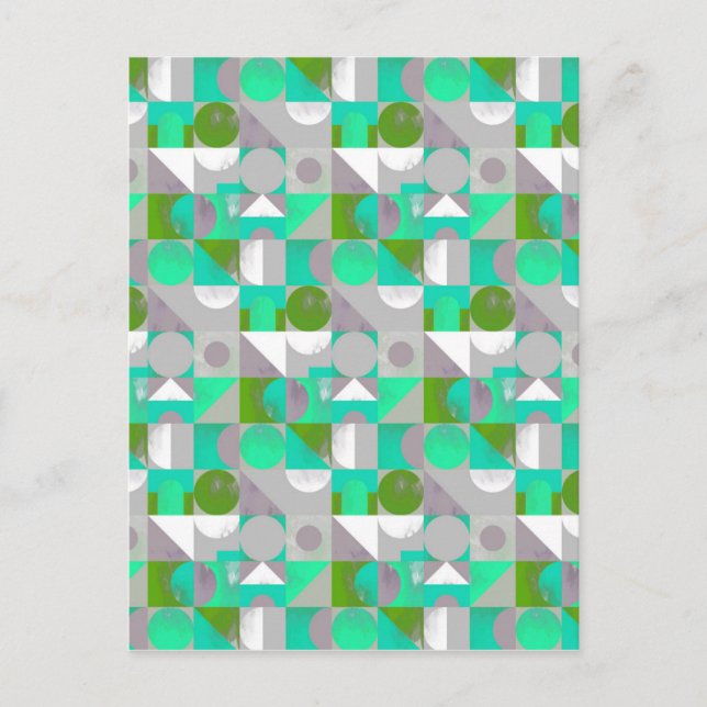 Leksak Blocks small - grönt Vykort (Framsida)