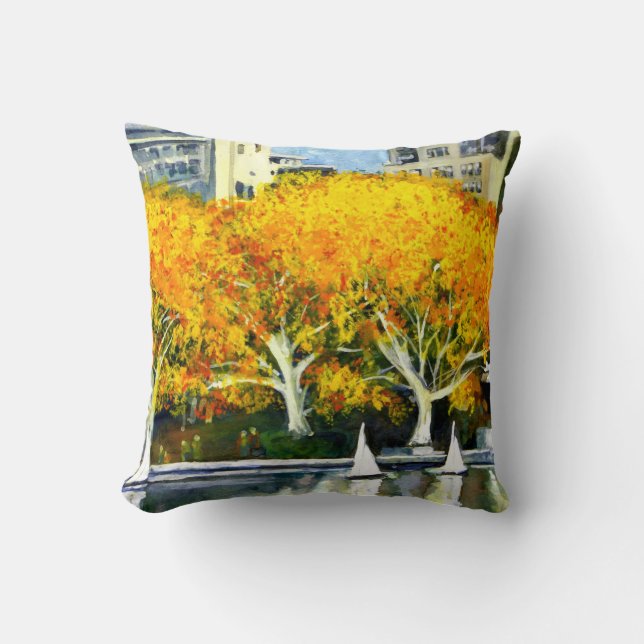 Leksak Boats i Park Pillow Kudde (Framsida)
