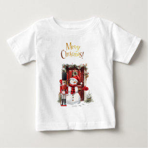 Leksak British Soldier Bearskin hat och Snögubbe T Shirt