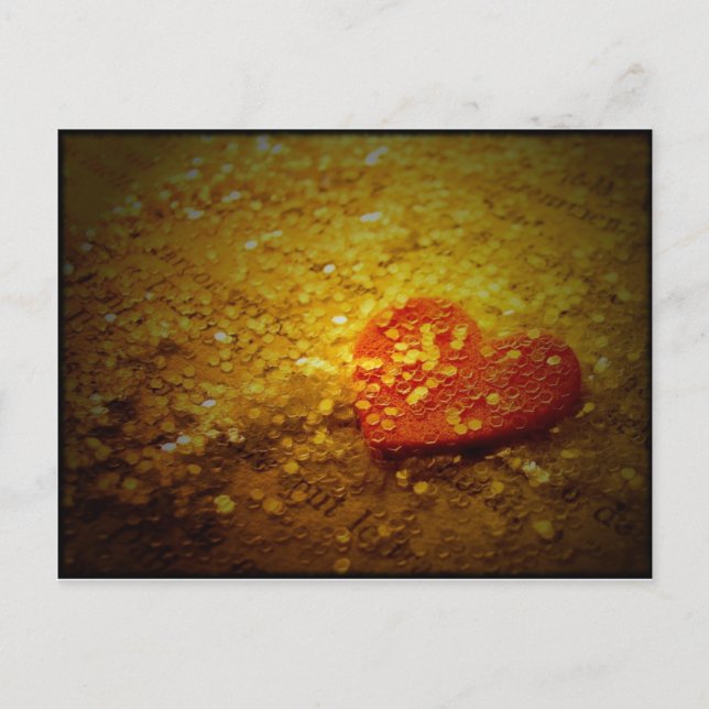 Leksak Camera Heart Vykort (Framsida)