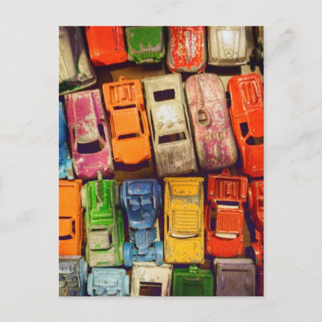 Leksak Car Junkyard Vykort (Framsida)