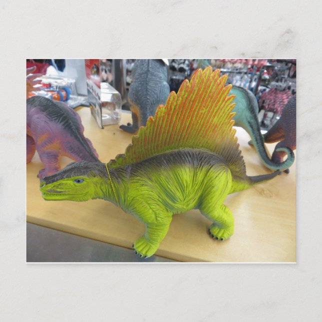 Leksak Dinosaur Vykort (Framsida)