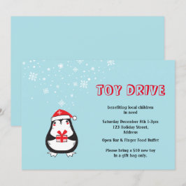 Leksak Drive Cute Santa Penguin Inbjudningar