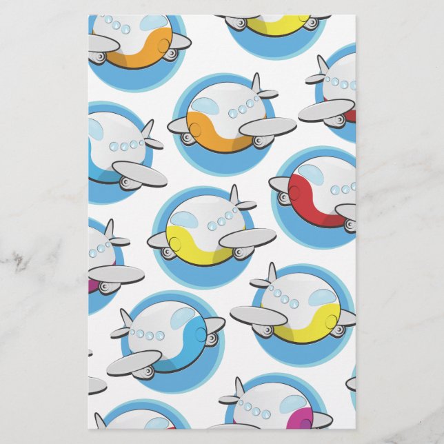 Leksak Flygplan Brevpapper (Framsida)