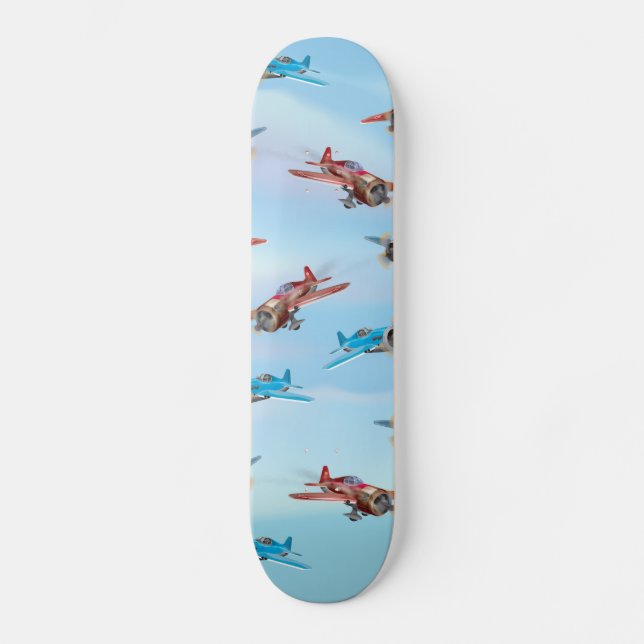Leksak flygplan skateboard bräda 20,5 cm (Framsida)