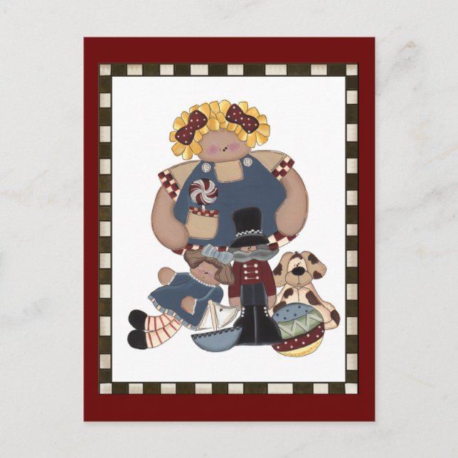 Leksak för speltid vykort (Framsida)