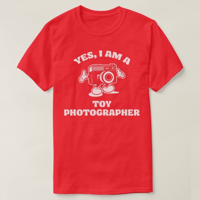 Leksak-fotografi, miniatyrfotograf kamera Arti T Shirt (Design framsida)