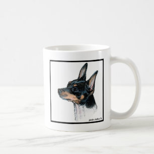 Leksak Fox Terrier Art av Glenda S. Harlan Kaffemugg