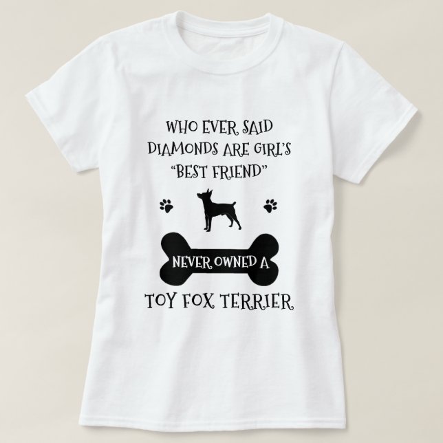 Leksak Fox Terrier Hund aveln Best T Shirt (Design framsida)
