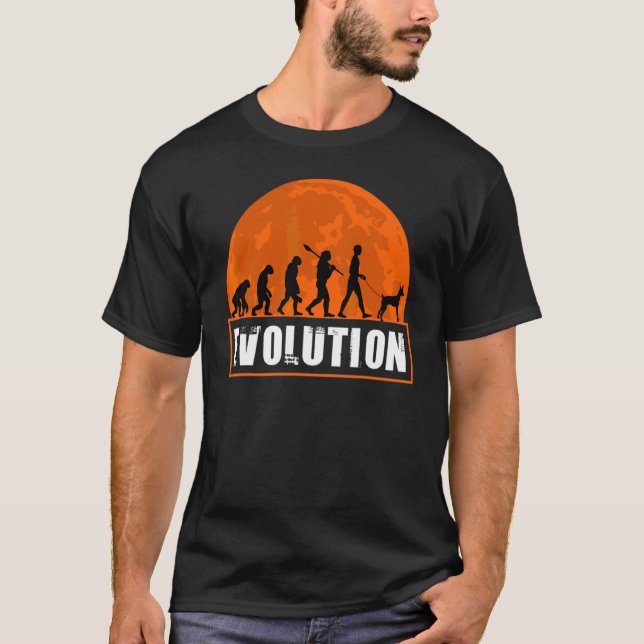 Leksak Fox Terrier Hund Human Evolution T Shirt (Framsida)