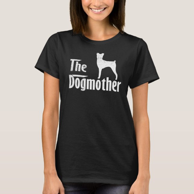 Leksak Fox Terrier Hund Mamma Mors dag T Shirt (Framsida)