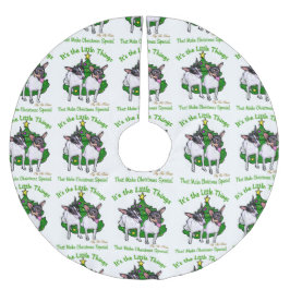 Leksak Fox Terrier-jul Julgransmatta Borstad Polyester