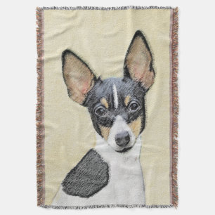 Leksak Fox Terrier-målning - Cute Original Hund Ar Filt