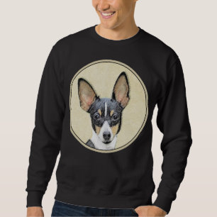 Leksak Fox Terrier-målning - Cute Original Hund Ar Lång Ärmad Tröja