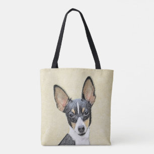 Leksak Fox Terrier-målning - Cute Original Hund Ar Tygkasse